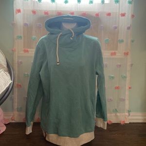Teal ampersands turtleneck size large